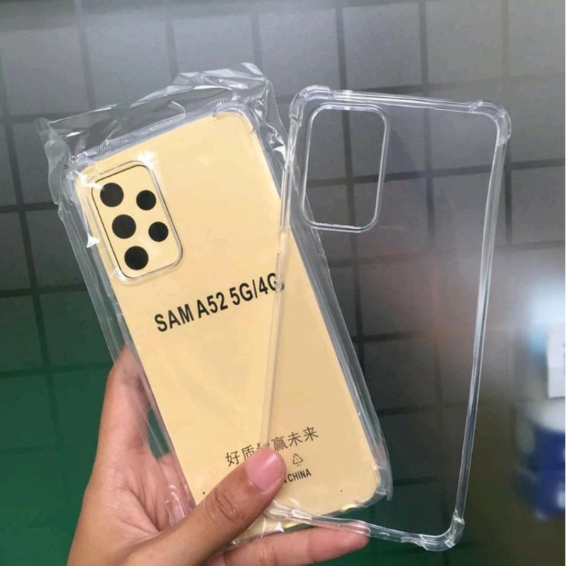 Samsung Galaxy A32 A52 A72 Case Anti Crack Bening Silikon Soft Case.