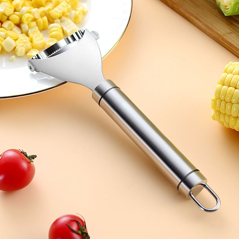 304 Stainless Corn Peeler Alat Pengupas Biji Jagung Pisau Serut Jagung