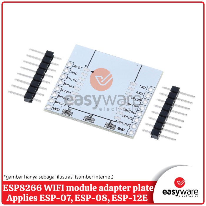 ESP8266 ADAPTER PLATE FOR ESP 07 ESP 08 ESP 12