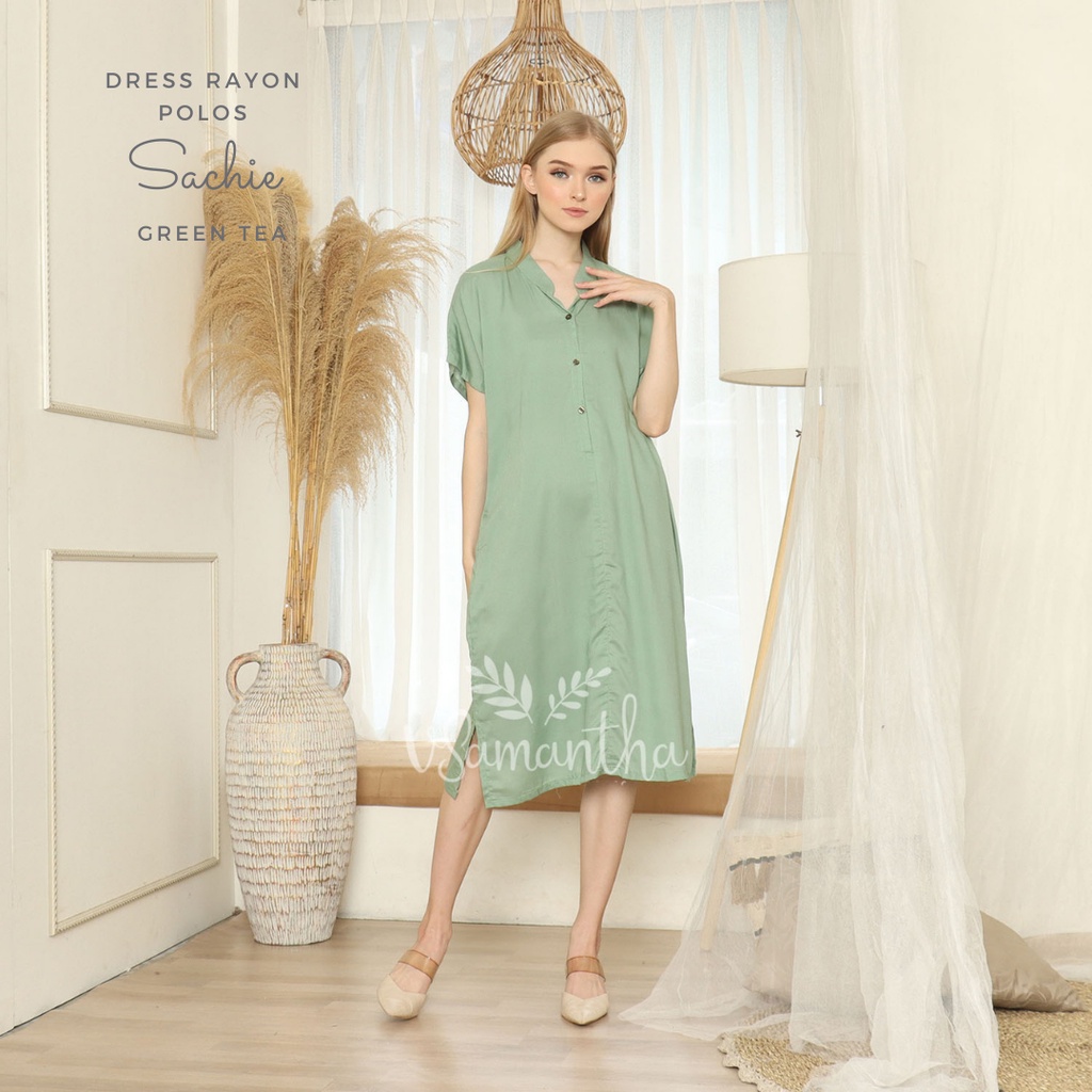 vSamantha - Home Dress Polos Kancing Sachie