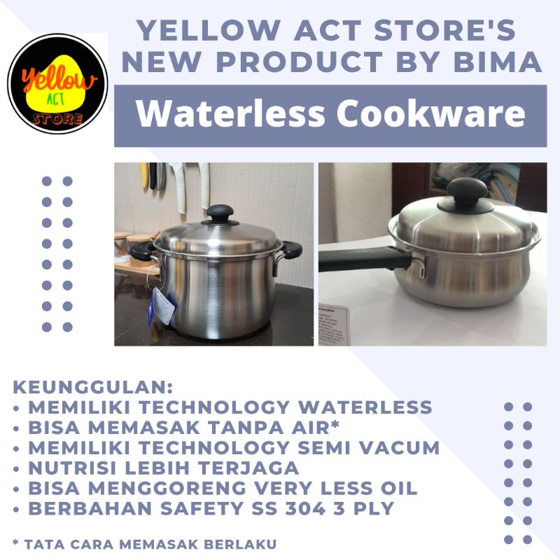 Saucepot  waterless PANCI bima special edition 20 cm