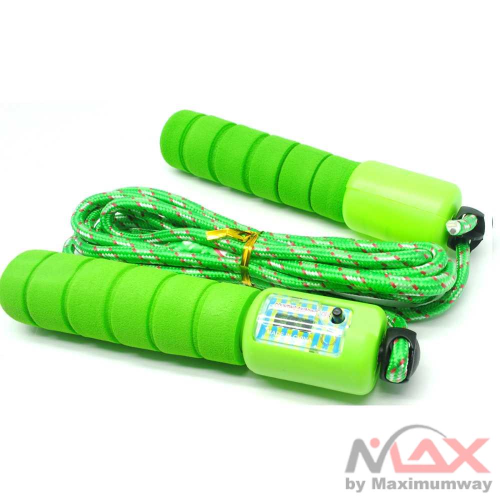 Tali Skipping dengan Penghitung Otomatis Skiping loncat tali olah raga fitness sport alat olahraga skipping rope jumping rope training crossfit jump rope workout equipments Quick count skipping rope Workout in the gym Fitness Sports Jump Rope Accurate