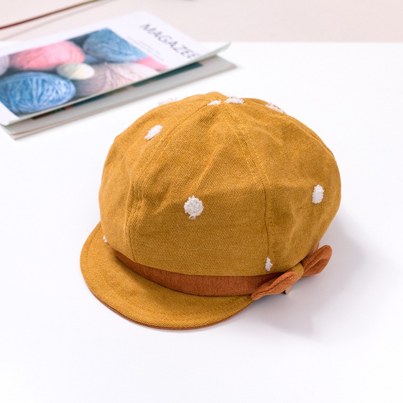 Topi Baret Anak Perempuan Import HT39 Topi Flat Cap