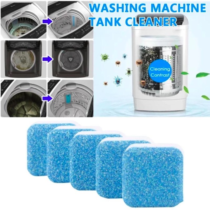 DuaWarna Tablet Pembersih Tabung Mesin Cuci Deep Cleaning Bola Tangki Mesin Cuci Washing Image 5