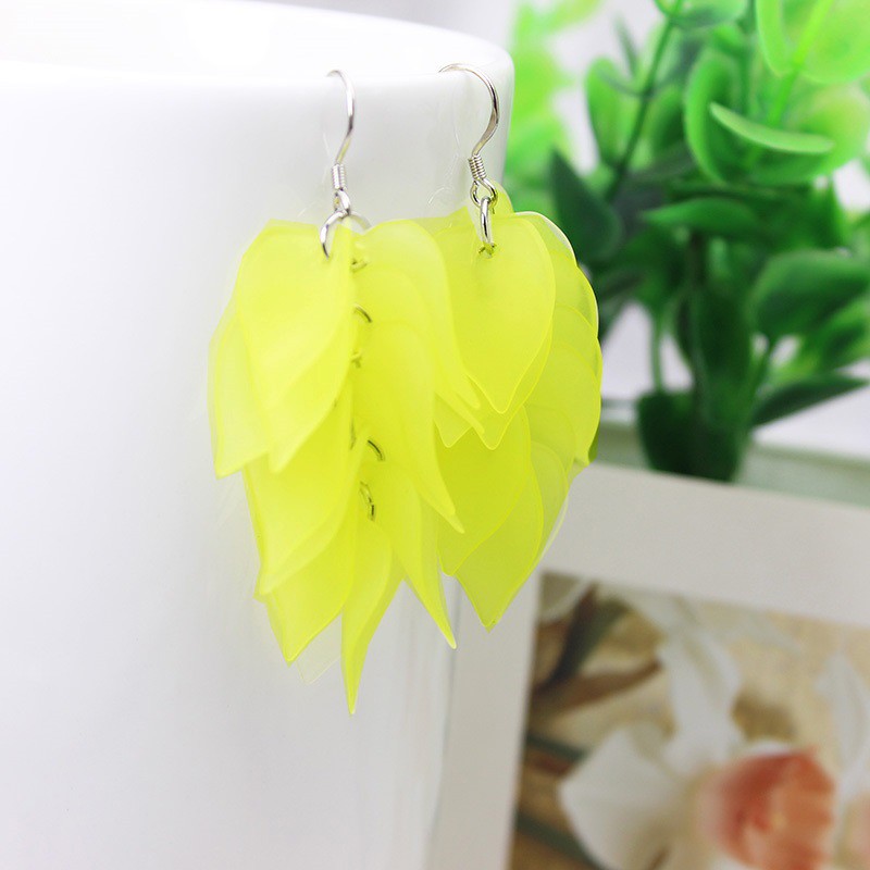 Anting Fashion Gaya Korea Model Daun Murah Berkualitas 139