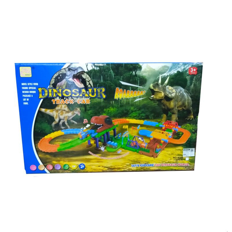 MAINAN TRACK CAR DINOSAUR/ TRACK CAR SET / TRACK DINOSAURUS