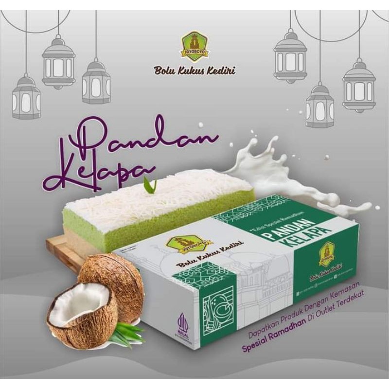 

Bolu kukus Joyoboyo Kediri Pandan Kelapa