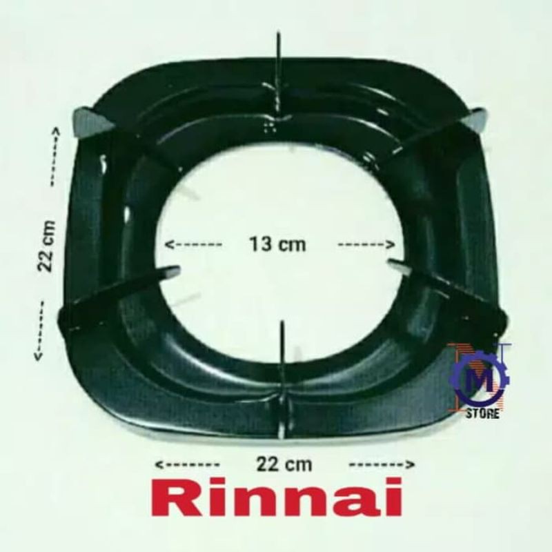 Tatakan atau nampan kompor rinnai kaki 6