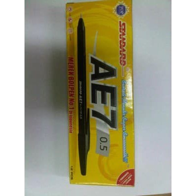 

UKRION-Ballpoint Standard AE-7 Hitam Pack 12 PCS