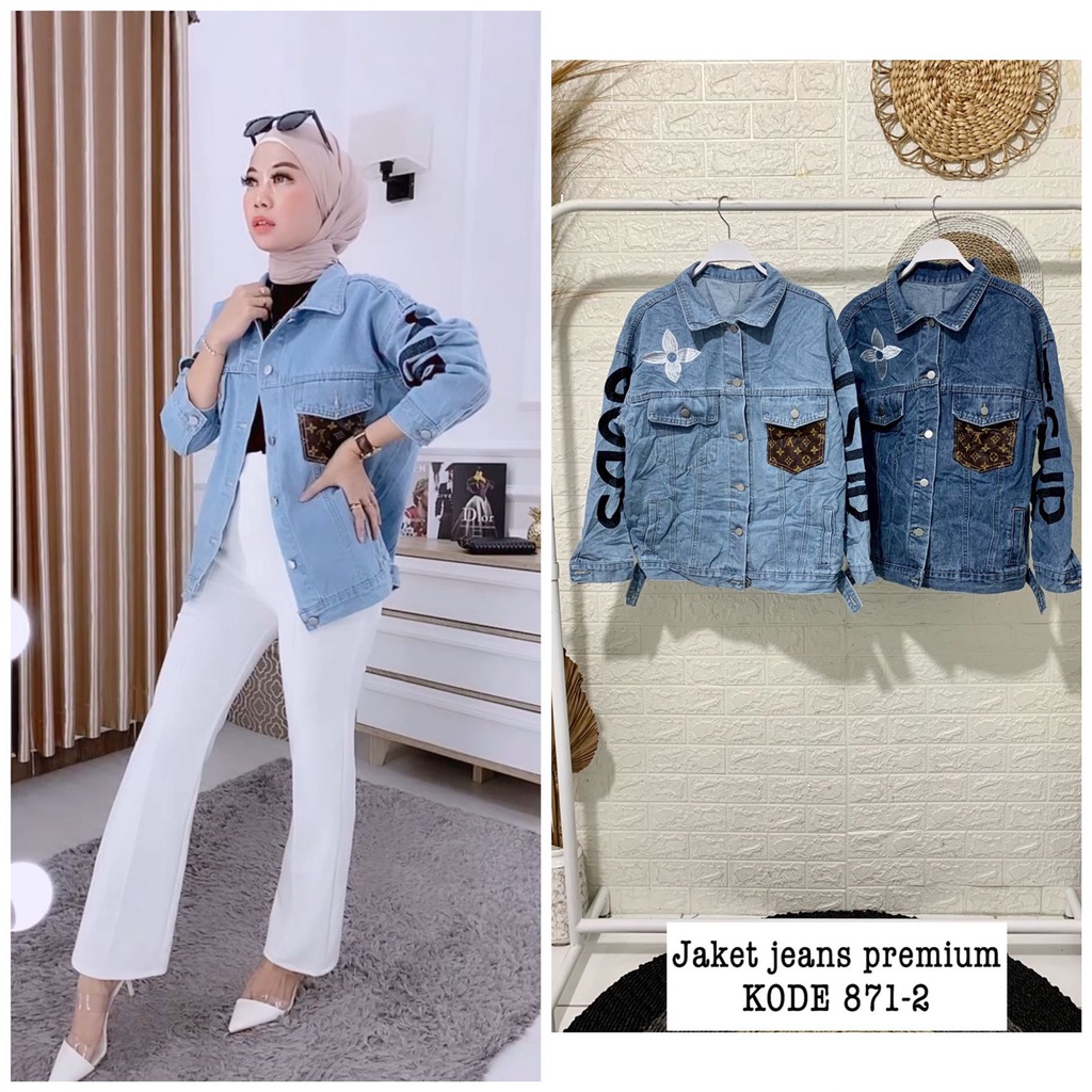 JAKET JEANS LV PREMIUM