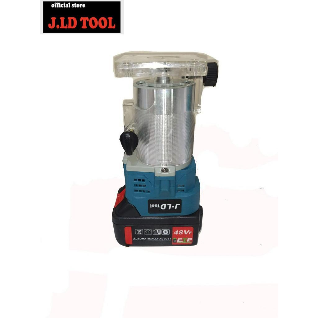 Mesin Trimmer Cordless 48 Volt MT3748 Router Kayu Profil JLD