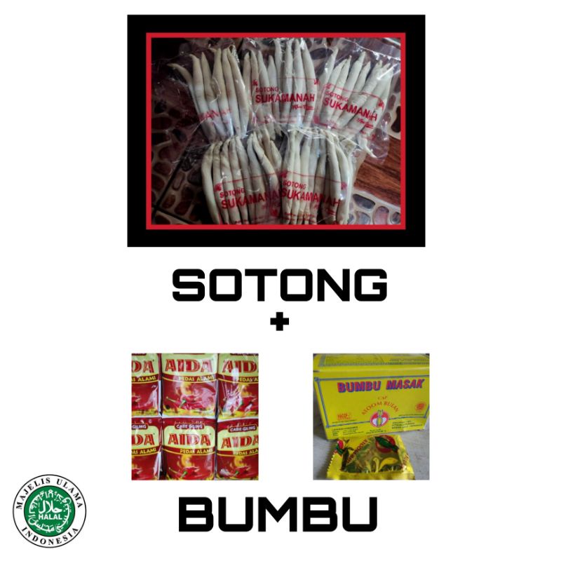 

TAHU BULAT - SOTONG - BUMBU KUMPLIT