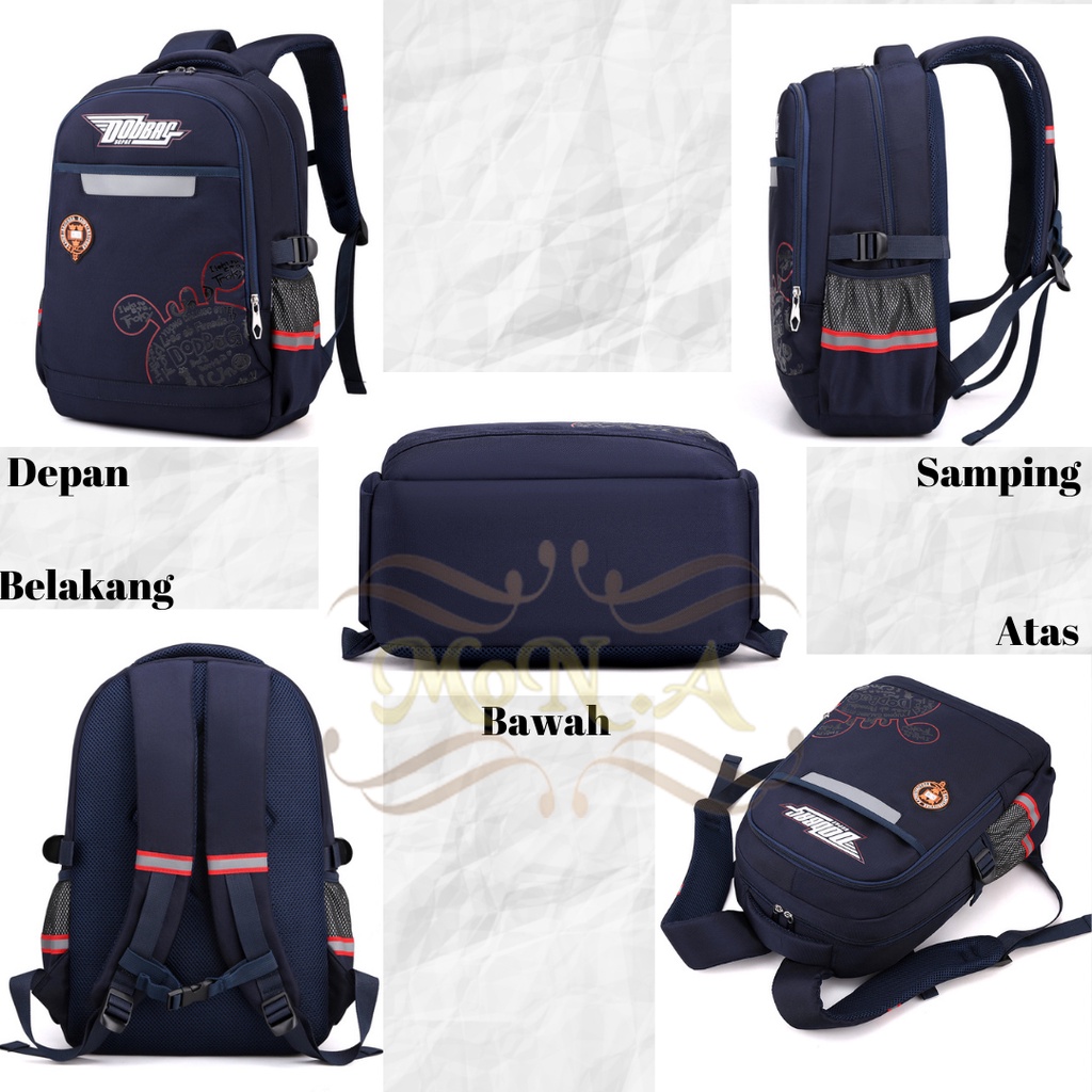 [MTOYS] TAS SEKOLAH ANAK SD/SMP/SMA COWOK CEWEK LUCU (TAHAN AIR) M0186 - KUALITAS IMPORT PREMIUM