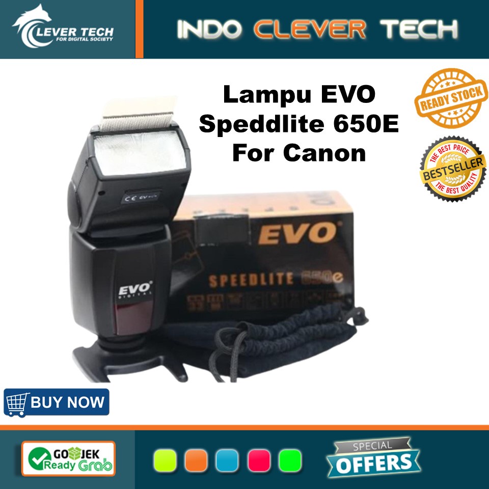 Lampu EVO Speddlite 650E For Canon