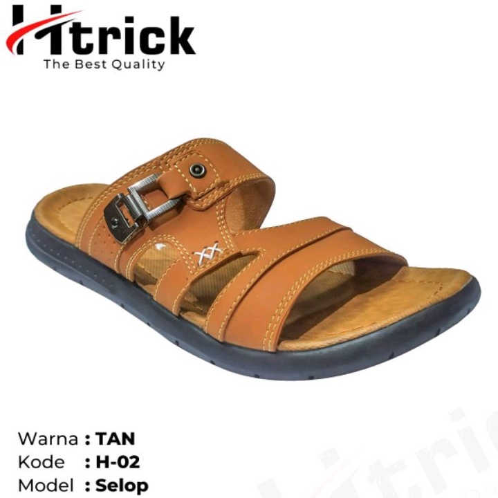 sendal pria / sandal kulit pria / sandal pria casual Otiginal H-Trick 02