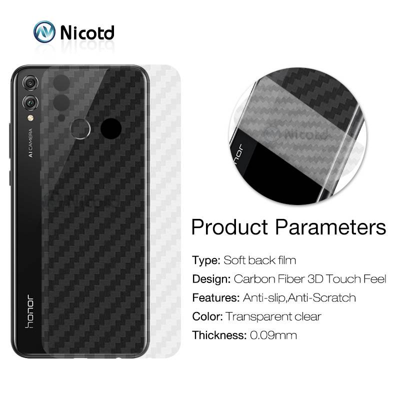 Soft Case Tpu Motif Carbon Film 3d Untuk Huawei Y5 / Y6 Pro / Y6P / Y7Pro / Y7A / Y8P / Y9 Prime / Y9S