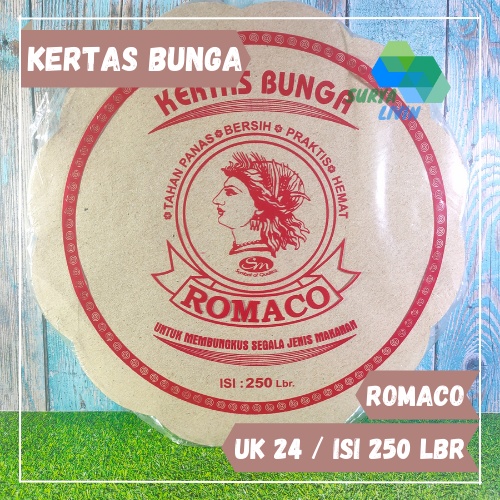 Kertas Nasi Bunga Kecil Romaco Uk. 24