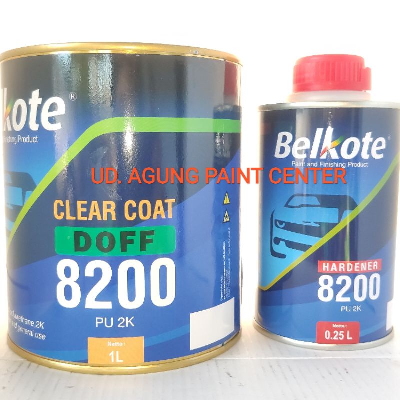Clear Belkote 8200 gloss / doff