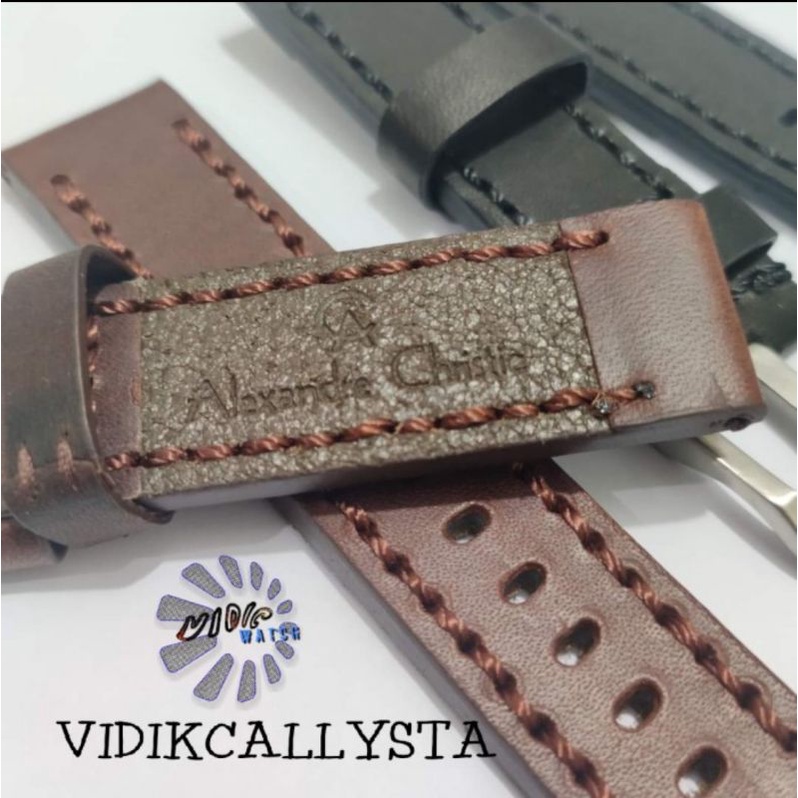 Original Strap tali jam tangan kulit Original AC Expedition 22mm 24mm 22 24 AC Expedition Genuine Leather