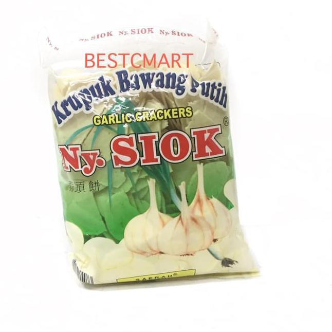 

♣♜NEW✓NY. SIOK KERUPUK BAWANG PUTIH (GARLIC CRACKERS) 500 GR❃