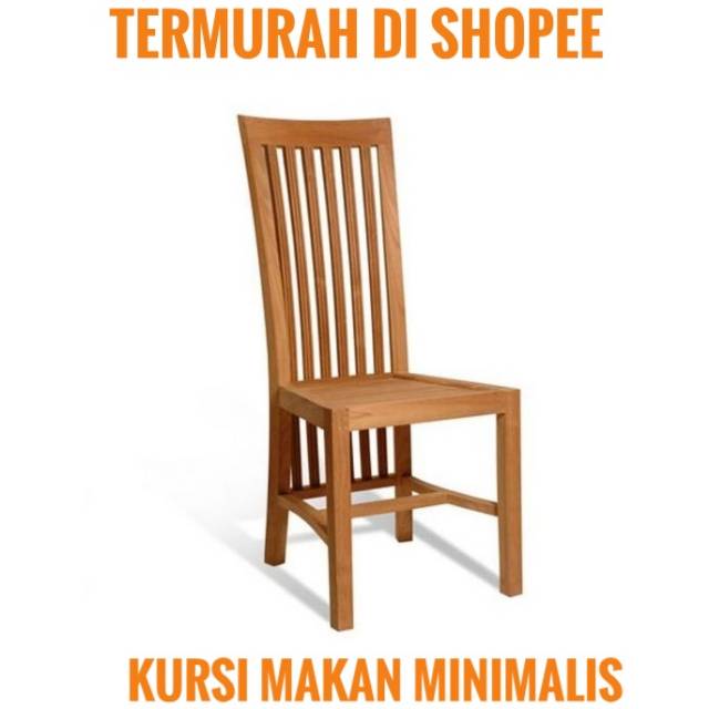 Kursi makan minimalis jati / kursi balero jepara / kursi resto jati / kursi makan cafe jepara murah