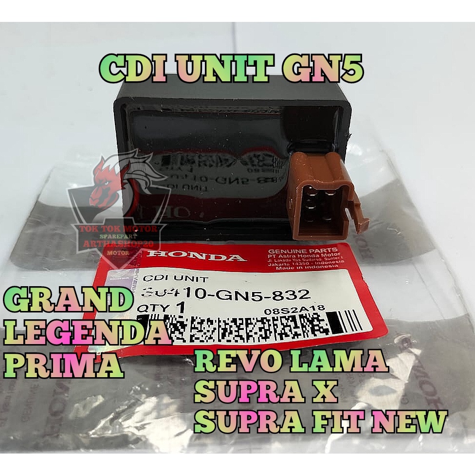 CDI UNIT KUALITAS ASLI ORIGINAL HONDA GN5 GRAND , LEGENDA , PRIMA , REVO LAMA , SUPRA X , SUPRA FIT 