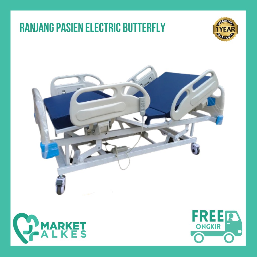 Ranjang Rumah Sakit Elektrik ABS Butterfly – Bed Pasien Electric
