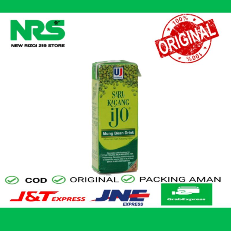 

Ultra Sari Kacang Ijo 250ml - minuman sari kacang hijau