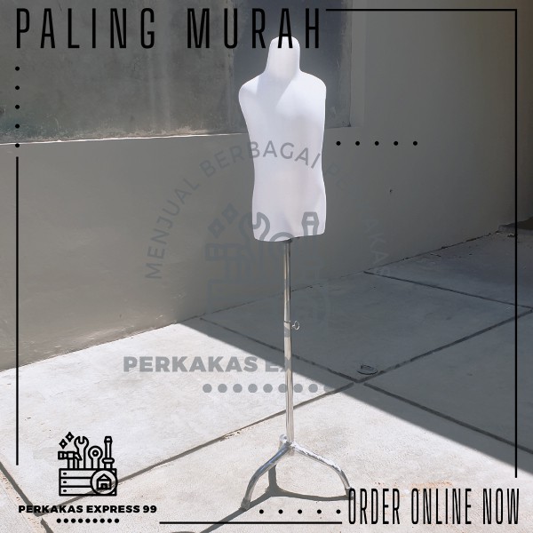 Manekin / Patung Display DressMaker Anak 5 - 10 tahun Anti Peyot warna BENING