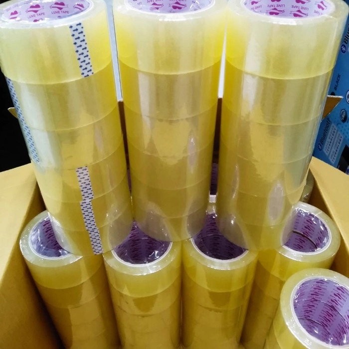 

Hot Sale Lakban Murah Kualitas Premium 48Mm X 100 Yard / 1 Slop Isi 6Roll Trendi