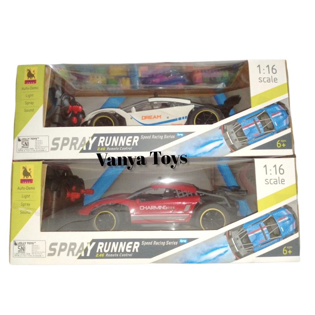 MAINAN R/C MOBIL SPRAY RUNNER SPEED RACING