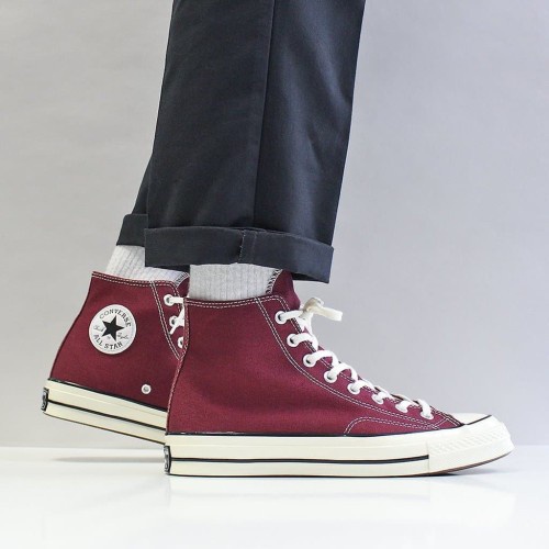 sepatu converse 70s pria wanita allstar hitam tinggi high egret premium import