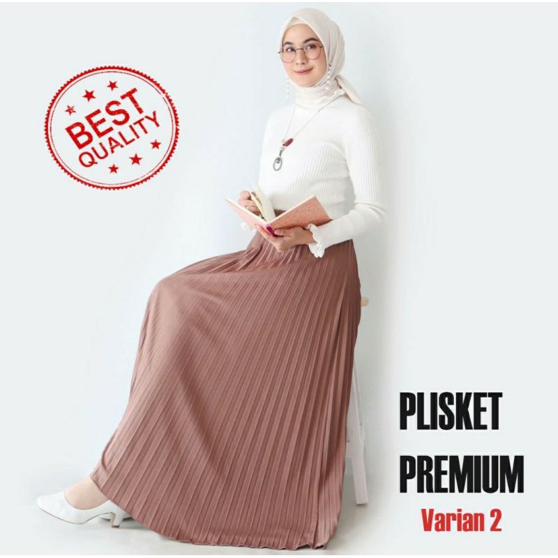 ROK PLISKET PREMIUM/ROK PANJANG MUSLIM/ROK MAYUNG BAHAN HYGET PREMIUM