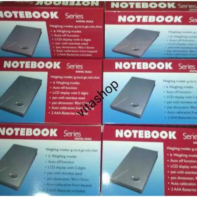 Timbangan Digital Emas 500-0.01 Gram NOTEBOOK SERIES Akurat Dan Tepat