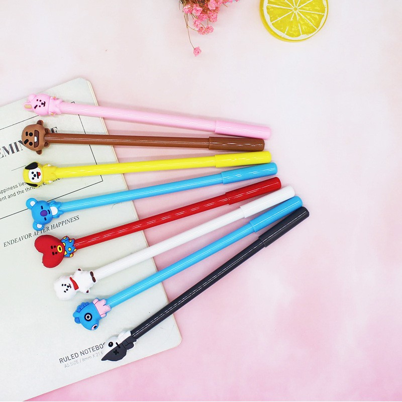 HZ PENA GEL KPOP KARAKTER 0.5MM STANDAR INTERNASIONAL PULPEN GEL KPOP