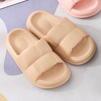 MlNlSO Sandal Jelly Korean Import Jelly Soft Slipper Anti Slip Elastic Empuk PVC-Moca