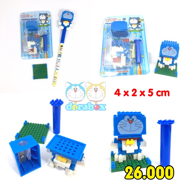 

Penutup Pensil + Peraut Lego Doraemon