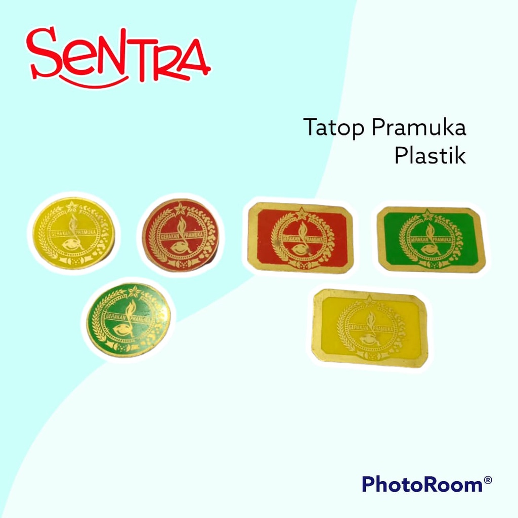 Tatop Pramuka / Tanda Topi Pramuka / Tatop Besi / Tatop Plastik / Perlengkapan Sekolah Pramuka