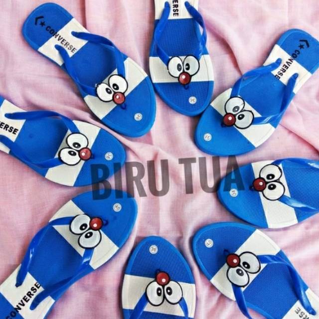 Sandal Jepit Pancoat Biru Tua (1Kg) 11 pasang