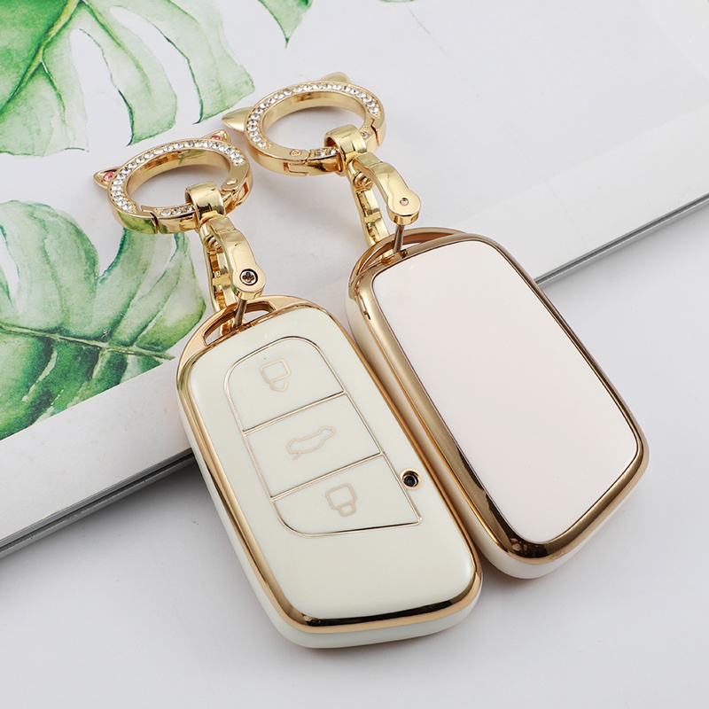 Casing Kunci Mobil 3 Tombol Bahan TPU Untuk Chery ANT EQ1 2019