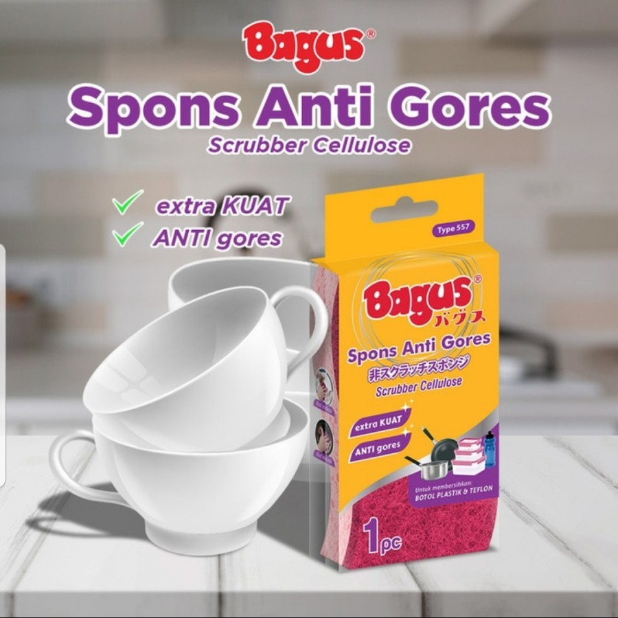 SPONGE CUCI PIRING / BAGUS SPONS ANTI GORES 557 / W-22557