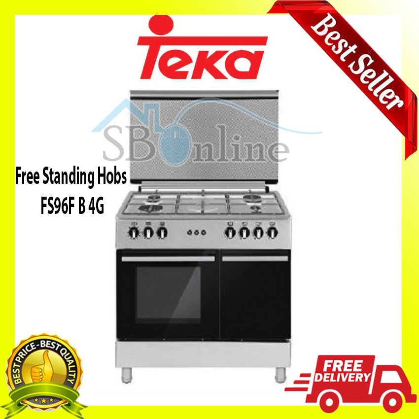 Kompor Free Standing Hobs TEKA - FS96F B 4G