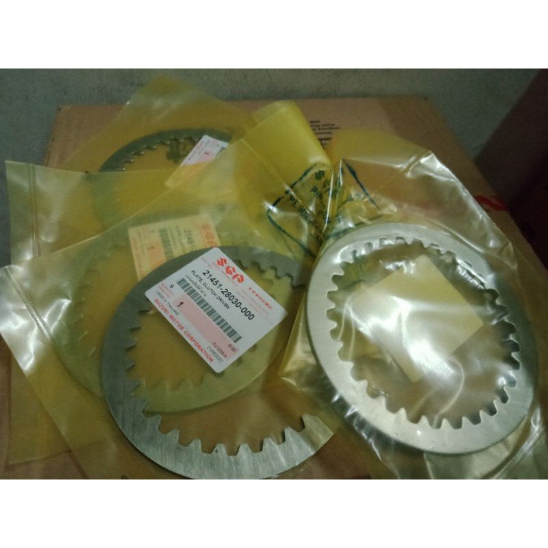 Original SGP Plat Gesek kopling Satria Fu Made IN Thailand Besi Plat Gesek Satria Fu PNP Thunder RGR