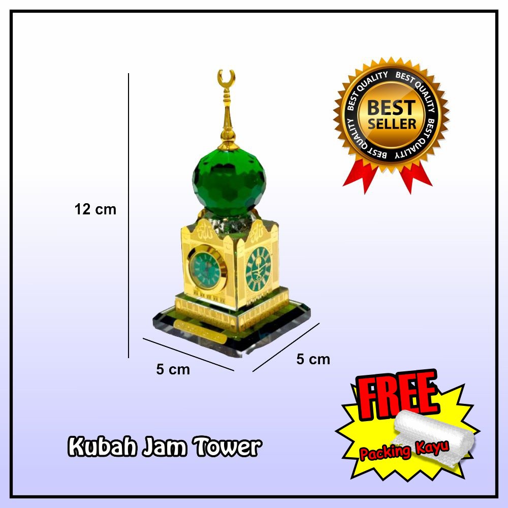 Miniatur Tower Jam Mekah Kecil