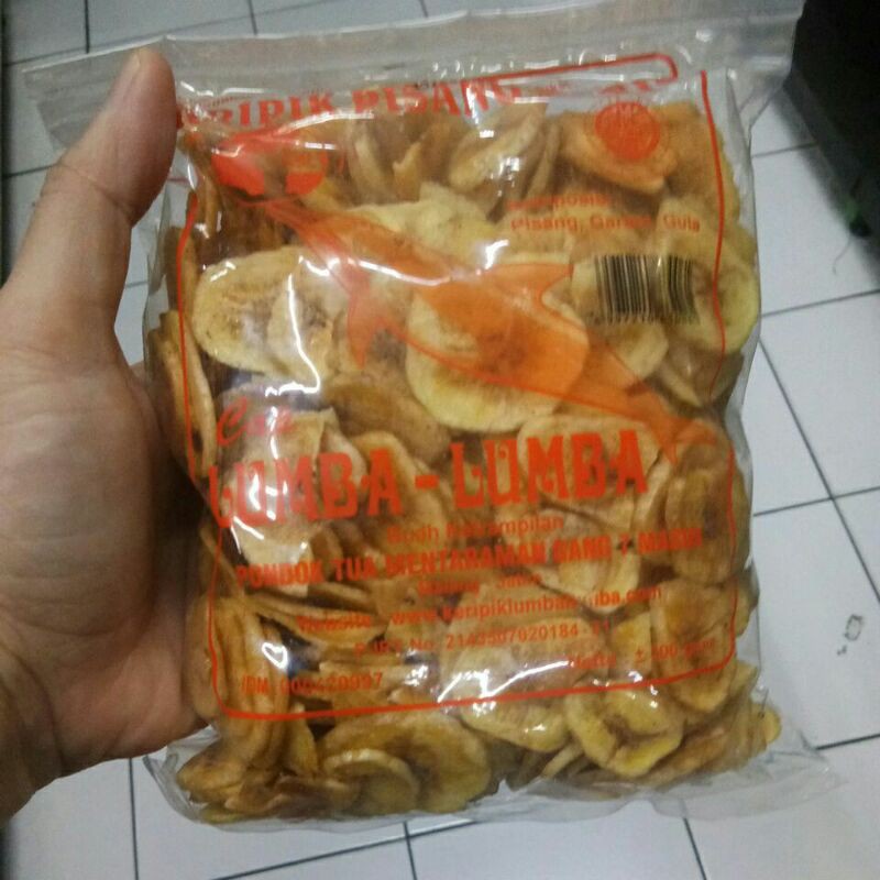 

Kripik Pisang Manis Cap Lumba-Lumba Kepok / Agung