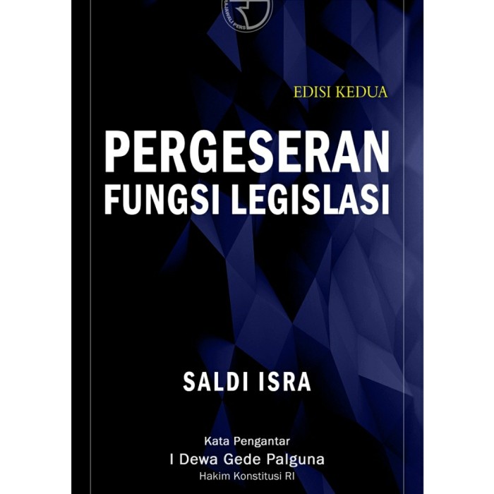

HOT SALE!!! BUKU PERGESERAN FUNGSI LEGISLASI PENULIS SALDI ISRA TERMURAH