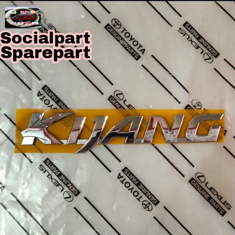 Logo emblem bagasi Kijang original