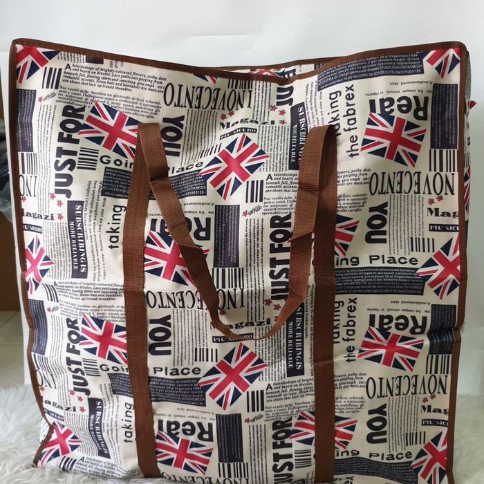 Tas Travel / Tas Belanja / Tas Pindahan Karung Belanja Kain Size Besar