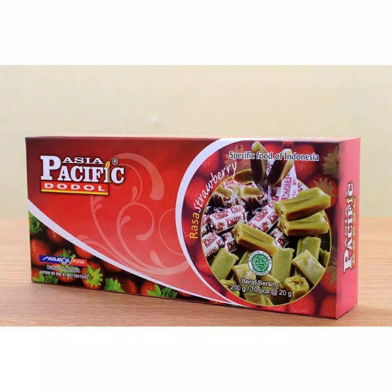 

Dodol Kudus Asia Pasific Rasa Strawberry, isi 10 pcs