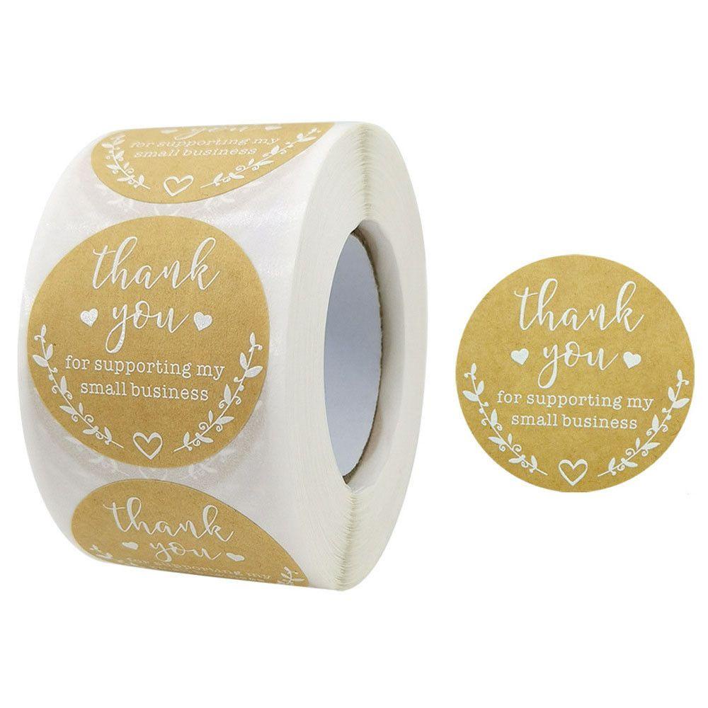 Populer Thank You Gift Packaging Wedding Decor Hologram Sealing Stiker